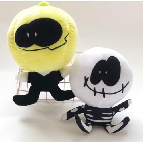 20cm Friday Night Funkin Plush Toy Hot Game FNF Spooky Month Skid and Pump Plush Doll Children Kids Birthday Halloween Gift