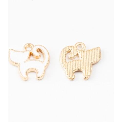 YEPENGFEI 40 PCS Cat Charms Alloy jewelry Pendants for Jewelry Making DIY Handmade Craft Accessories js2141