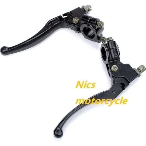 Dirt Bike Left Right 7/8" 22mm Clutch Brake Handle Levers Perch Fit XR80 XR100 CRF70 CRF80 CRF100 Pit Dirt Motor Bike Motocross