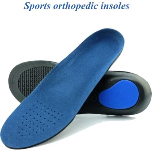 Sports Orthopedic Insole Flat Foot Orthopedic Arch Support Insoles Men and Women Shoe Pad EVA Sports Insert Sneaker Cushion Sole
