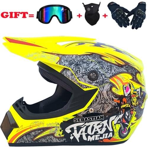 Super Light Helmet Motorcycle Racing Bicycle Helmet Downhill MTB DH off road motocross racing helmet DOT with3 gifts