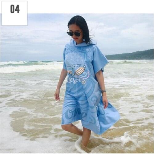 UBRUSH dress style bath towel with hat quickly-dry cute polyester towel Women Can Use This As Dress For Girl Soft And Fit Skin