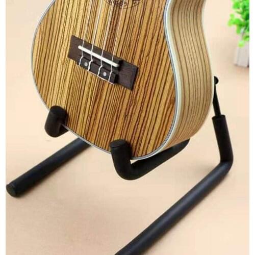 Universal Guitar Stand Space Saving Multifunctional Folding Design Anti-skid Metal Guitar Ukulele Storage Holder Musical Rack