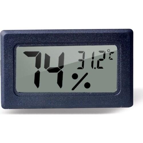 Embedded temperature hygrometer mini temperature hygrometer red wine thermometer reptile temperature hygrometer