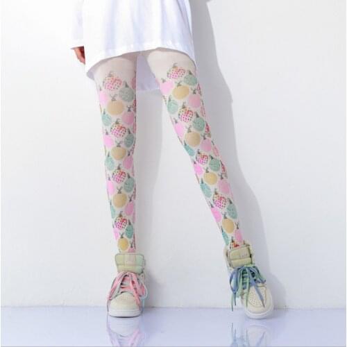 High Quality Womens Creative patterned stockings perfume tights printed pantyhose