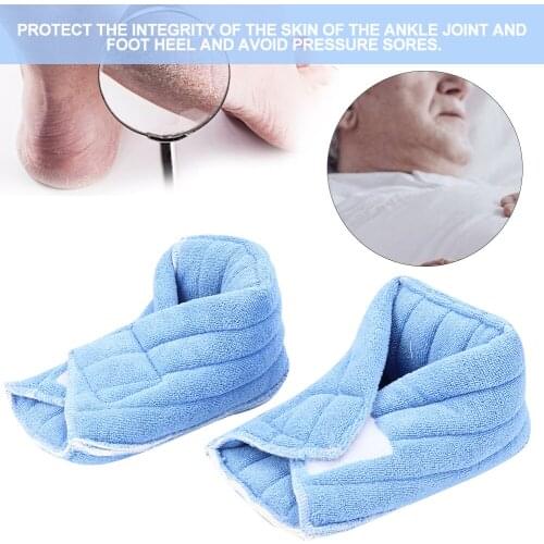 2pcs Foot Heel Support Anti-Decubitus Foot Ankle Warm Cover For Elderly Bed Nursing Care Pain Relief Foot Health Care Tools