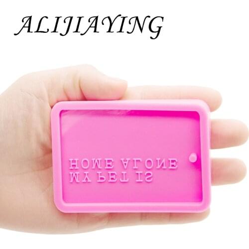 Shiny Pet tag Keychain Mold, DIY Epoxy Resin Silicone Molds, Resin Crafting Mold Supplies for jewelry DY0842
