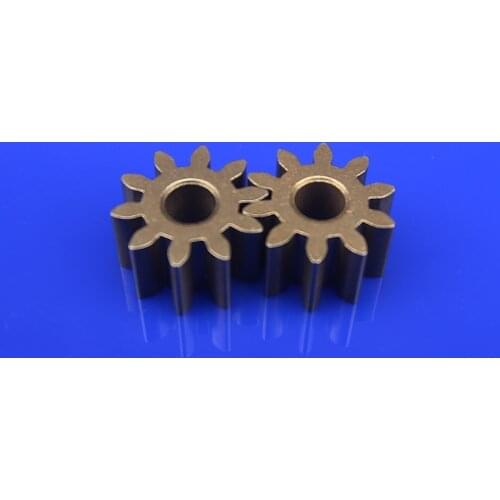 AZGIANT 10PCS Engine Motor Metal Gear 0.6 mold 10 teeth 2mm Inner Diameter Powder Metallurgy Standard Parts
