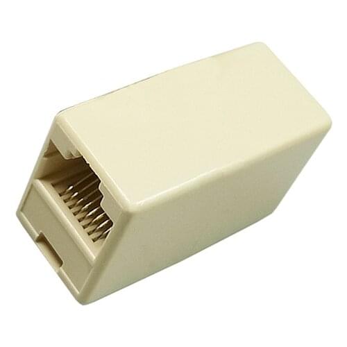 RJ45 8P8C CAT5 CAT5e Ethernet Adapter Connector Network Extension Cable Adapter for Ethernet Cable Female To Female