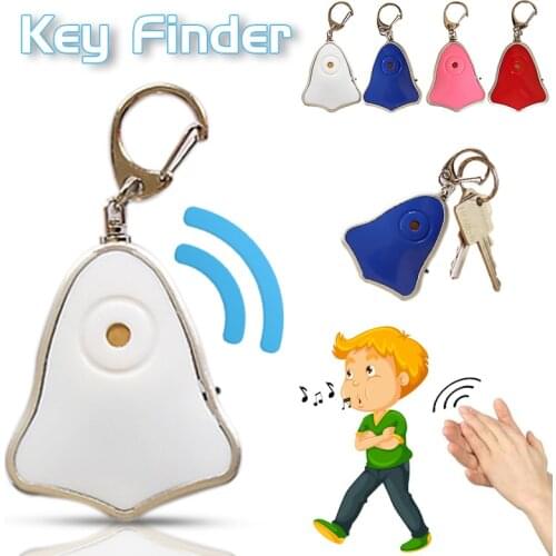Anti-lost Whistle Locator Key Finder Flashing Beeping Remote Kids Key Bag Wallet Locators Child Alarm Reminder Drop Shipping