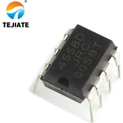 10PCS New JRC4558 4558 4558D JRC4558D DIP-8 Integrate IC Chip