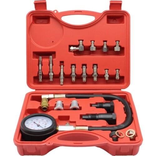 Factory Direct TU-15 Diesel Engine Compression Cylinder Pressure Meter Tester Gauge Kit 0-1000 Psi