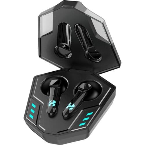 Kebidu HD Noise Reduction Music Headphones Sports Headphones TWS Low Latency Wireless Bluetooth 5.0 Gaming Headphones