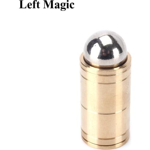 Ball & Tube Mystery (Brass) Close up Magic Tricks Illusions Gimmick Fun Magic Balls Rises Falls Stage Magic Magician Toys