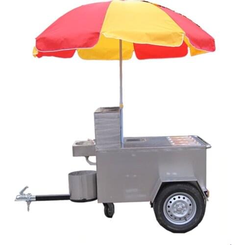Multifunction mobile coffee machine fast food kiosk, food truck, Mobile Food Carts For Sale with CE