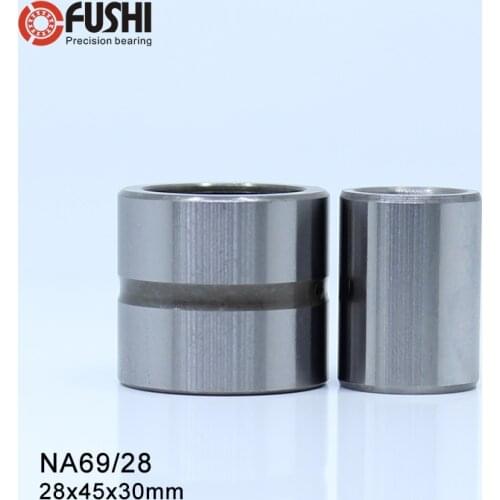 NA69/28 Bearing 28*45*30 mm ( 1 PC ) Solid Collar Needle Roller Bearings With Inner Ring 65349/28 62549/28 Bearing