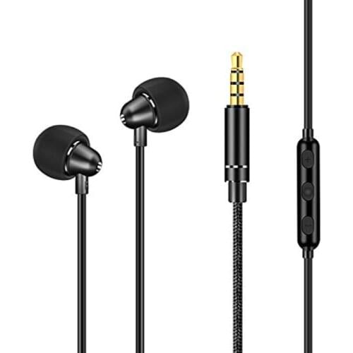 OKCSC In-Ear Sleeping Earphone Anti-noise Soft Silicone With Mic Earpiece Comforted Earbud Volume Control mini Sleep Headset