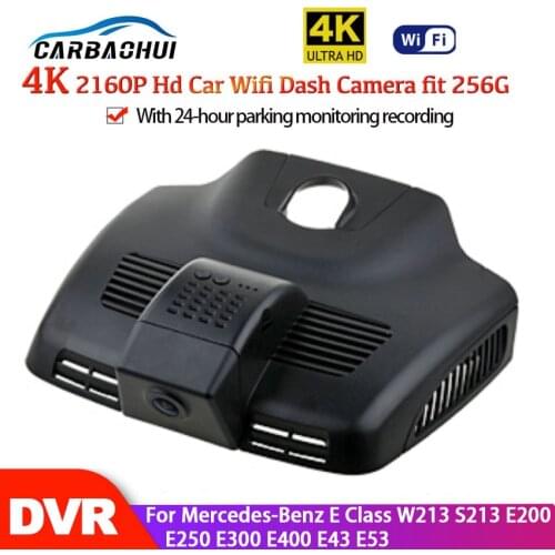 New! 4K Hidden 2160P Car DVR Wifi Camera dash cam By APP Control For Mercedes-Benz E Class W213 S213 E200 E250 E300 E400 E43 E53