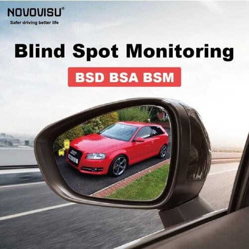 NOVOVISU Car BSD System BSA BSM Blind Spot Detection Driving Warning Safety Radar Alert Mirror For Audi A3 8P 2008 2009 2010 Fac