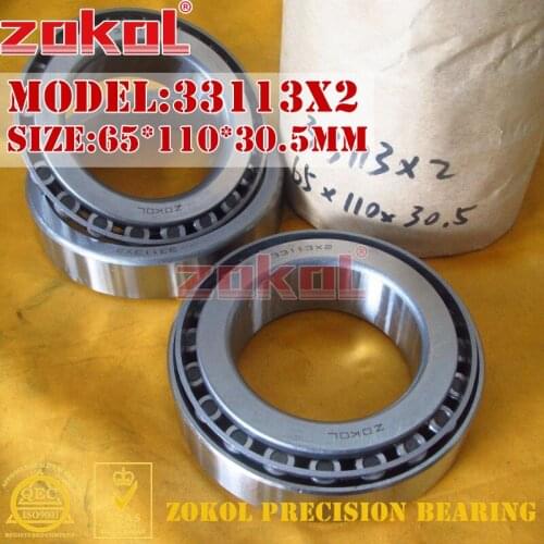 ZOKOL bearing 33113X2 7813E Tapered Roller Bearing 65*110*30.5mm