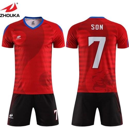 Sublimation Custom Soccer Uniforms Sports Jersey For Man Boys Kits Diy Tracksuit France Football Shirt Short Jerseys Soccer Sets