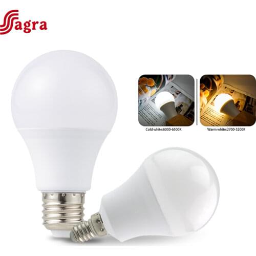 LED Bulb Lamps E27 E14 3W 6W 9W 12W 15W 18W 20W 24W Lampada LED Light Bulb AC 220V 230V 240V Bombilla Spotlight Cold Warm White