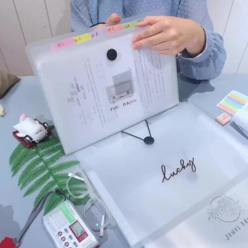 Yisuremia Waterproof 5/8/12 Layers A4 Expanding File Folder Organizer Bag Briefcase Free Index Label School Office Stationery