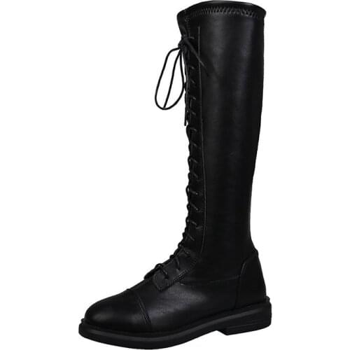 Brand Design Female High Platform Thigh High Boots Fashion Buckle Punk High Heels Boots Women Cosplay Wedges Shoes Woman Boots40