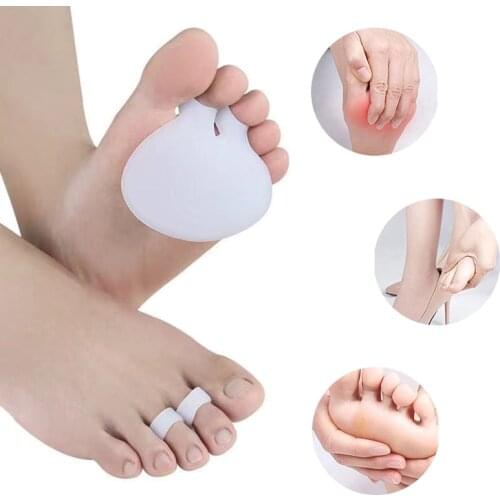 1 Pair Silicone Forefoot Pads Women High Heels Shoes Non Slip Insoles Metatarsal Support Relieve Feet Pain Foot Care Cushions