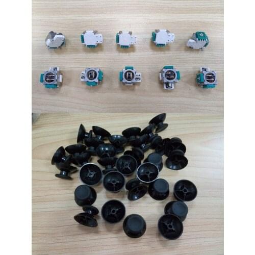 100pcs High Copy for Xbox 360 Controller 3D Analog Sticks Joystick +Thumb stick Mushroom Cap Cover for Xbox360