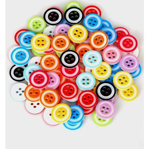 150Pcs/lot Round Resin Mini Tiny Buttons Craft Sewing Tools Decorative Button Scrapbooking Craft DIY Apparel Accessories