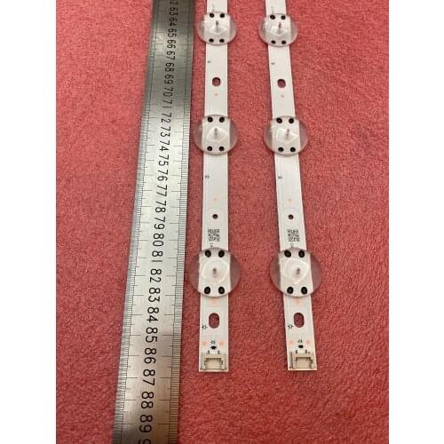 2pcs/set LED backlight strip for LG 43LJ622V 43UJ675V 43UJ655V 43UJ651V 43UJ670V 43LV340C 43LJ610V V17 43 ART3 43uj6525 43uj6565
