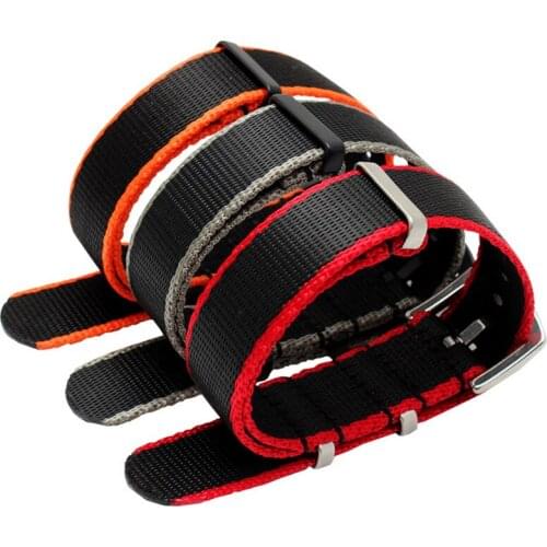 20 22 mm Waterproof Quick Drying Nato Strap for Army Sport Watch Nylon Watchband Strap On For Hours For James Bond Watch