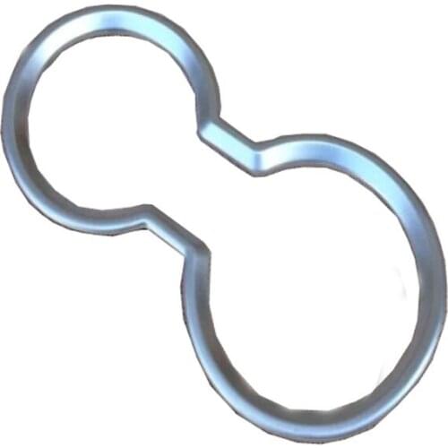 For Hyundai creta ix25 accessories cup holder decoration cup hole cover trim interior Mouldings Styling ABS Chromium