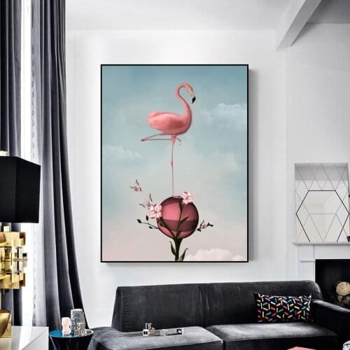 5D Diamonds Full Of Diamonds Simple Modern Flamingo Bedroom Diamond Embroidered DIY European Style Home Decorat