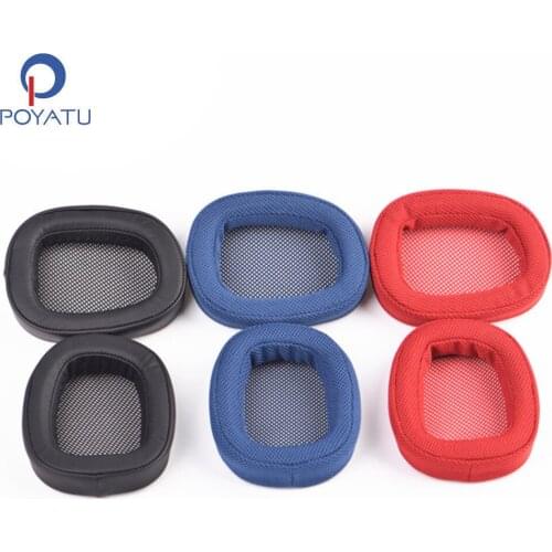 POYATU G-Pro Earpads Headphone Ear Pads For Logitech G433 G Pro Gpro Ear Pads Headphone Earpads Replacement Cushion Repair Parts