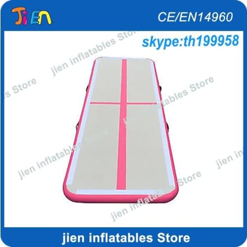 Free air Shipping to door,4*1*0.2mH inflatable tumbling Air Track,Inflatable gym Tumble mats