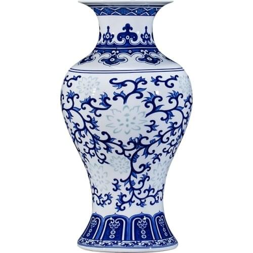 Bone china flower vase, home decor, chinese tradition vases for flowers, ceramic vase decoration home, living room decoration