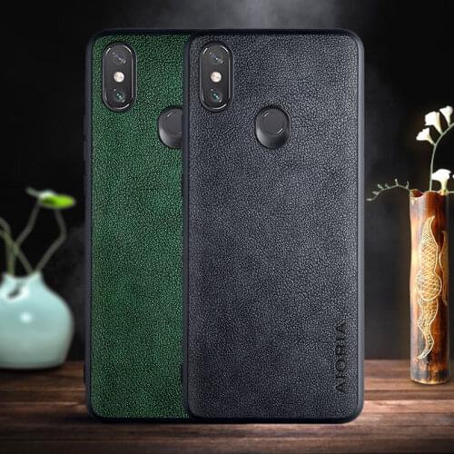 Case for Xiaomi Mi Max 3 case with Retro business PU leather design,TPU+PU 2in1 material