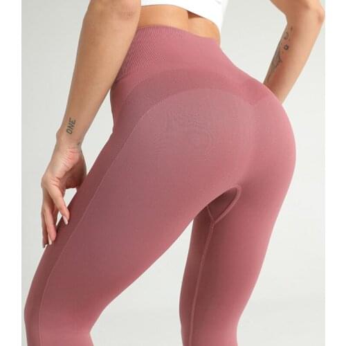 Kaminsky Women Fitness Gym Seamless Legging High Elastic Sport Pants Slim Running Sports Wear Sexy Hip Sports Pants Trousers