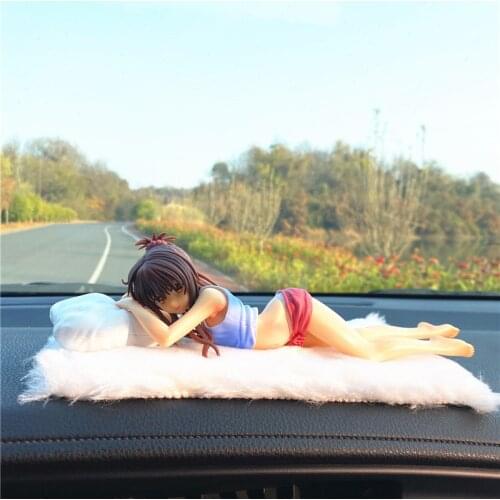 Yuuki Mikan Lovely Girl Sleeping Ver. PVC Action Figure Anime Alter To Love Ru Cute Yuuki Collect Model Car Desk Model 22cm