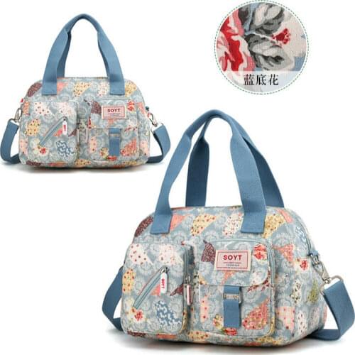 2021 Hot Womens Nylon Floral Print Crossbody Shoulder Bag Tote Bags Handbag