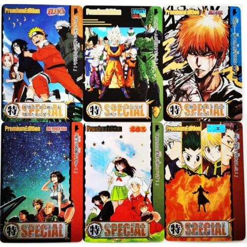 9pcs/set Japanese Anime IP Collection Heroes Battle BLEACH Naruto Hobby Collectibles Game Anime Collection Cards