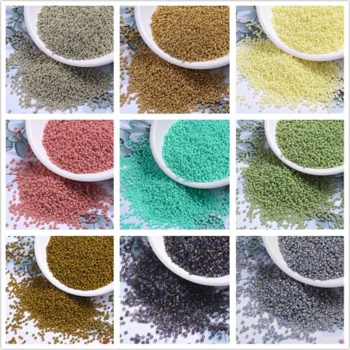 About 5500pcs/50g 11/0 Round Japanese Seed Beads 2mm for jewelry making DIY Bracelet Necklace Accessories