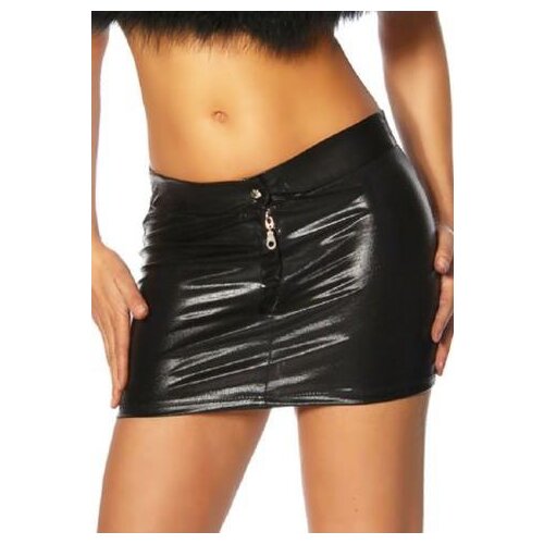 Pencil Mini Skirt Wetlook Black Sexy Summer Faldas Faux Leather Black Saias Club DS Dance Wear Skirts Mini Tight Pencil Skirts