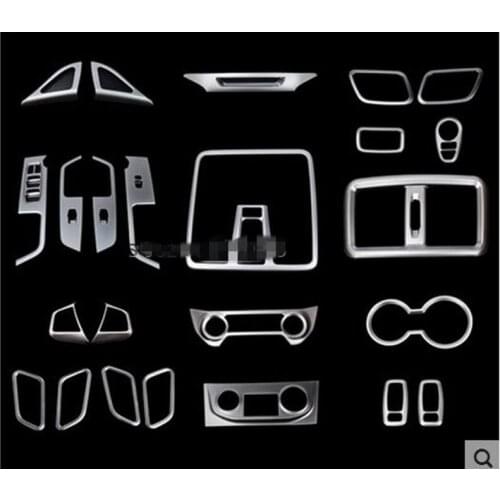 Center Console Panel Stickers Sequin Frame Interior Decoration For Hyundai Creta IX25 2016 Auto Accessories Car-styling