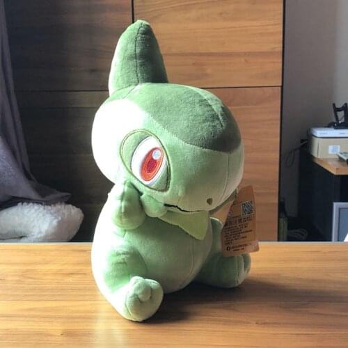 TAKARA TOMY Pokemon Cartoon Axew Plush Toy Dolls 34cm Cute Kid Birthday Gift