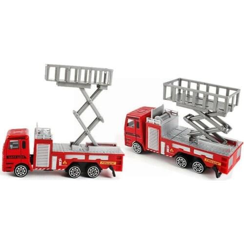 1PC Fire Engine Truck Toy Fire Safety Car Boy Gifts Vehicles Juguetes Truck Sam Truck Fireman Fire Truck Car Toys For Kids