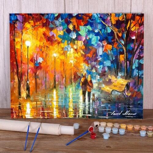 The Truth Togetherness DIY Painting By Numbers Package Acrylic Paints 40*50 Boards By Numbers Handmade For Adults Art