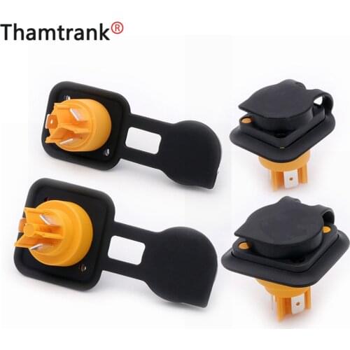 100pcs IP65 Waterproof 3 PIN Power Connector Chassis Male/Female Panel Mount OUT/IN 20A/250V Power Socket for LED Large Screen